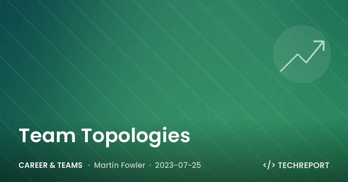 Career & Teams — Team Topologies
