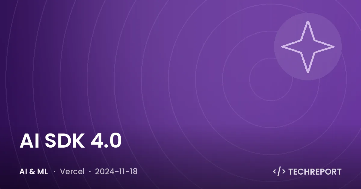 AI SDK 4.0