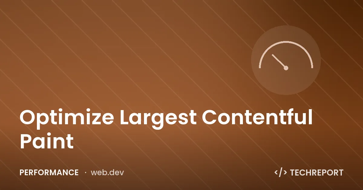 Optimize Largest Contentful Paint