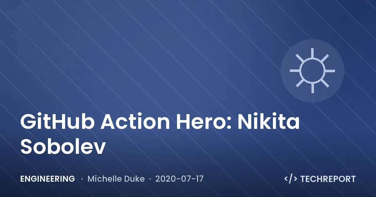 GitHub Action Hero: Nikita Sobolev