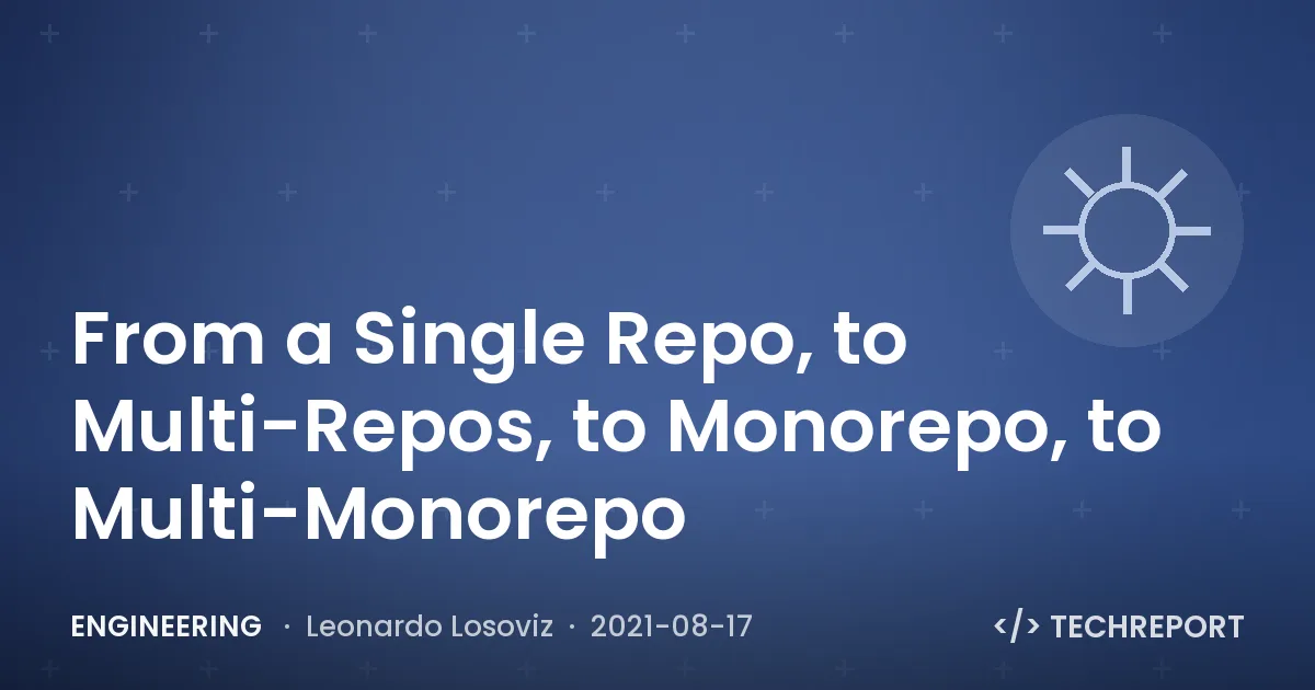 From a Single Repo, to Multi-Repos, to Monorepo, to Multi-Monorepo