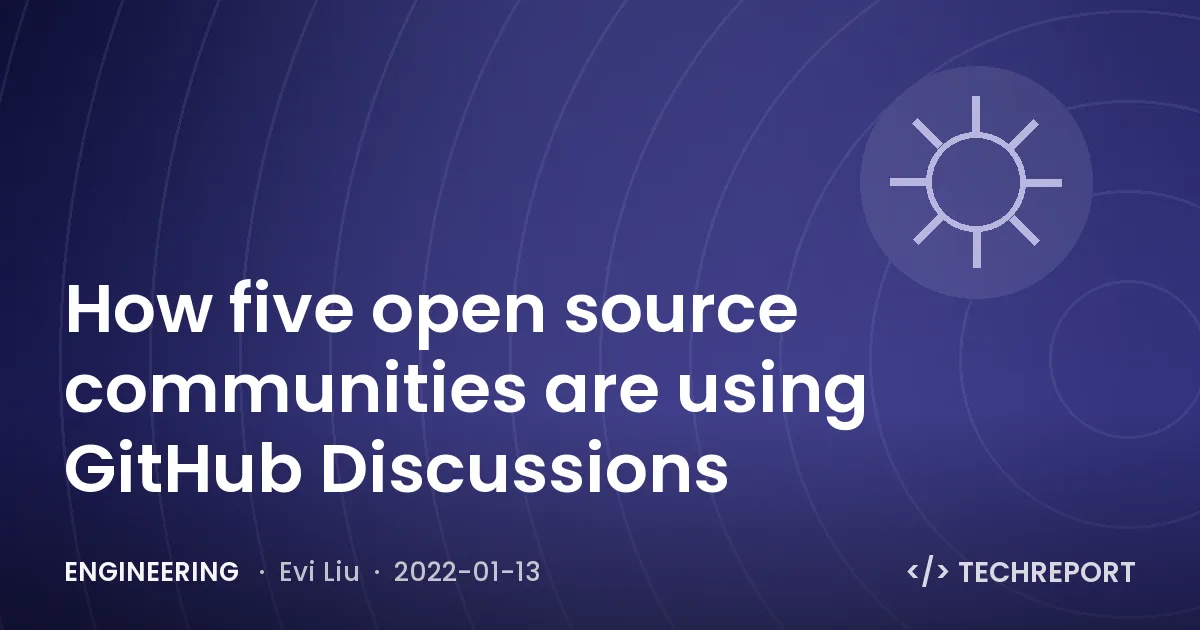 How five open source communities are using GitHub Discussions