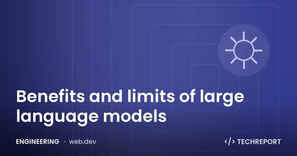 Engineering — Benefits and limits of large language models
