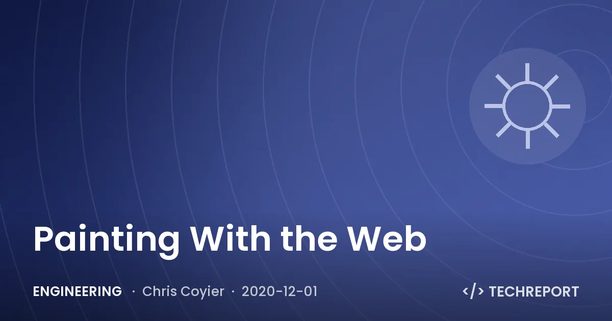 Painting With the Web