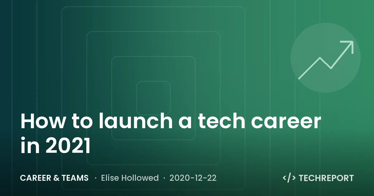 Career & Teams — How to launch a tech career in 2021