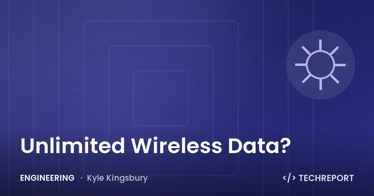 Unlimited Wireless Data?