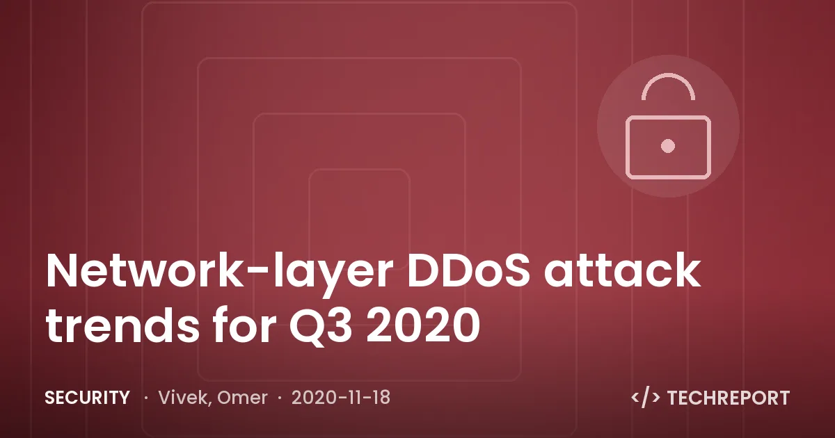 Network-layer DDoS attack trends for Q3 2020