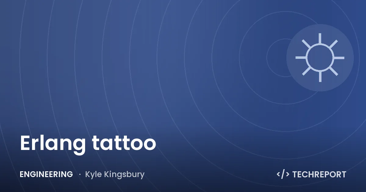 Erlang tattoo