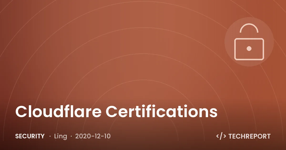 Cloudflare Certifications