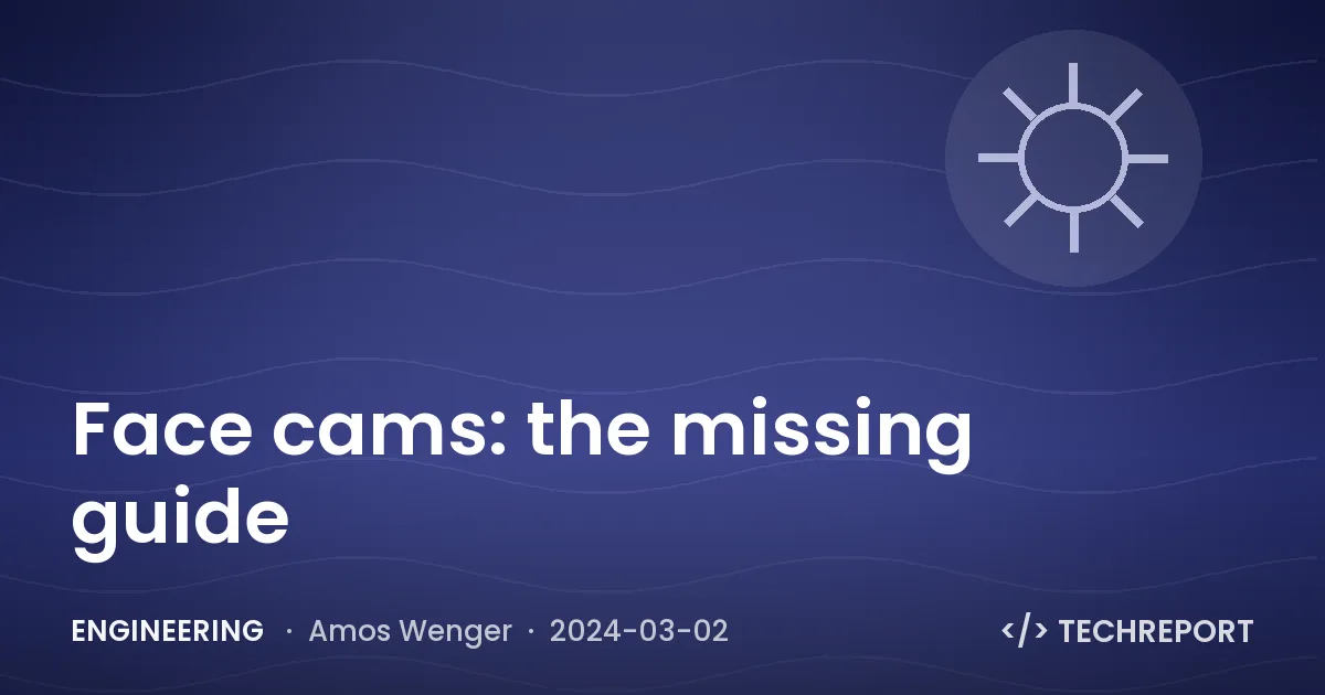 Engineering — Face cams: the missing guide