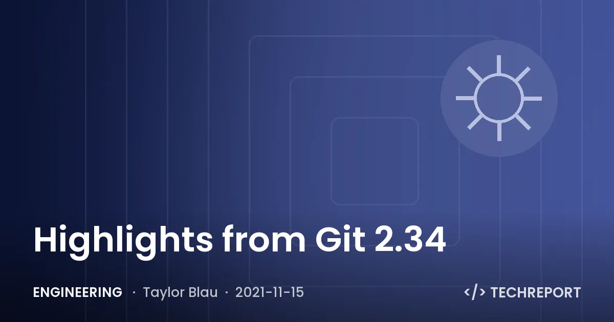 Highlights from Git 2.34