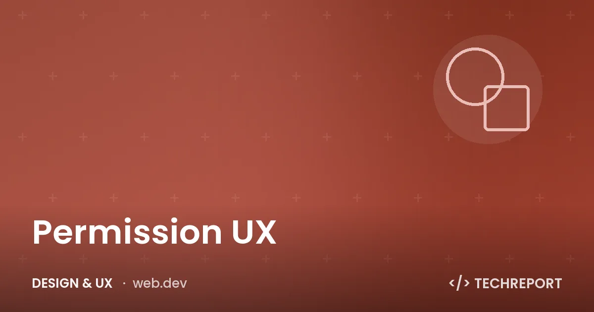 Permission UX