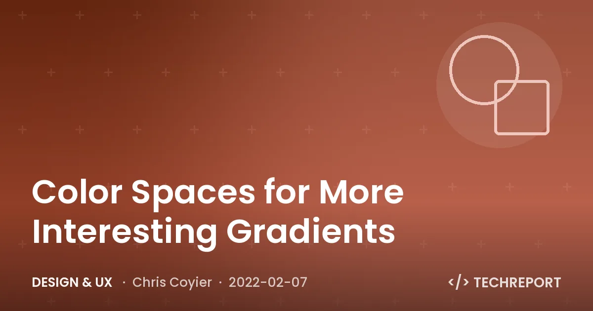 Color Spaces for More Interesting Gradients