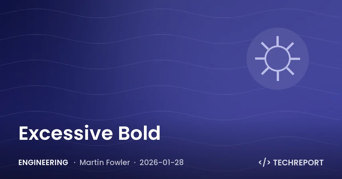 Excessive Bold