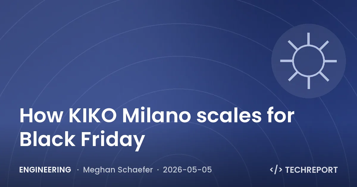 Engineering — How KIKO Milano scales for Black Friday