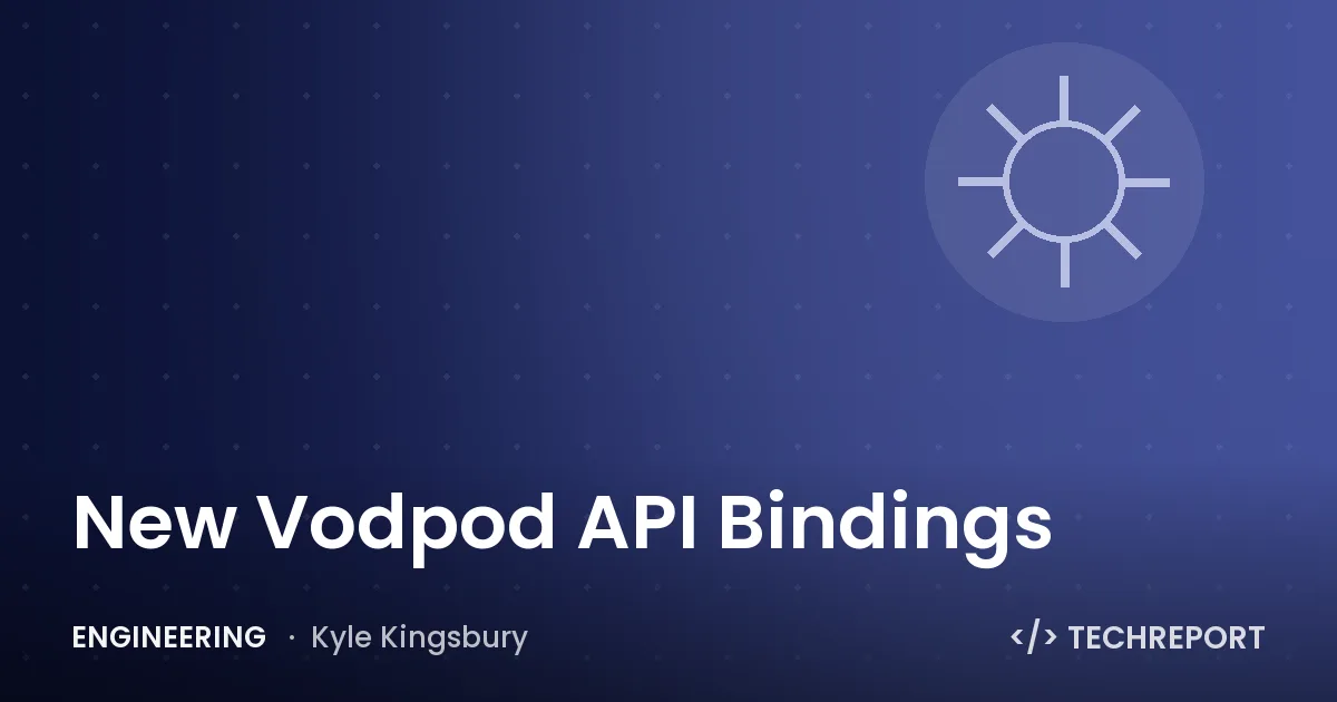 New Vodpod API Bindings