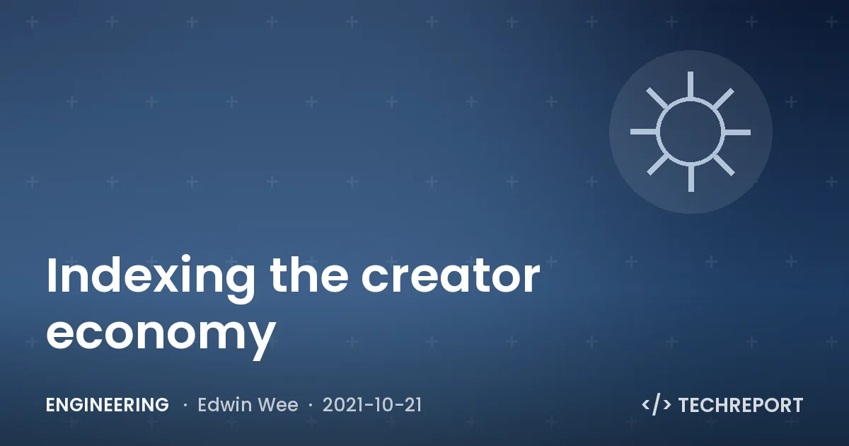 Indexing the creator economy