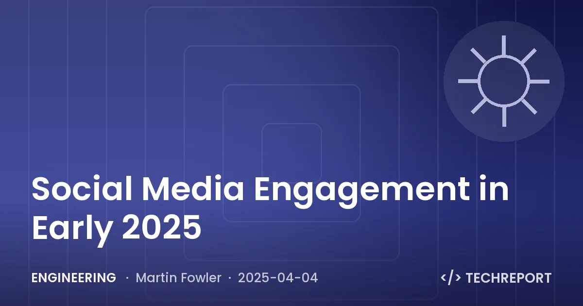 Engineering — Social Media Engagement in Early 2025