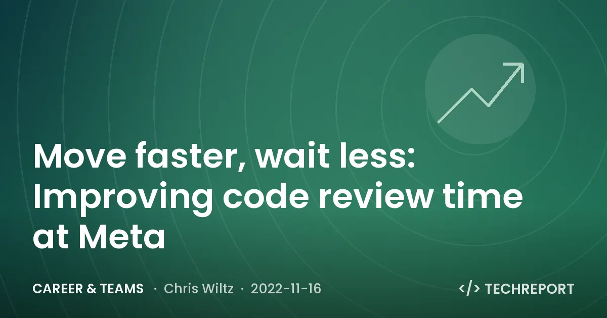 Move faster, wait less: Improving code review time at Meta