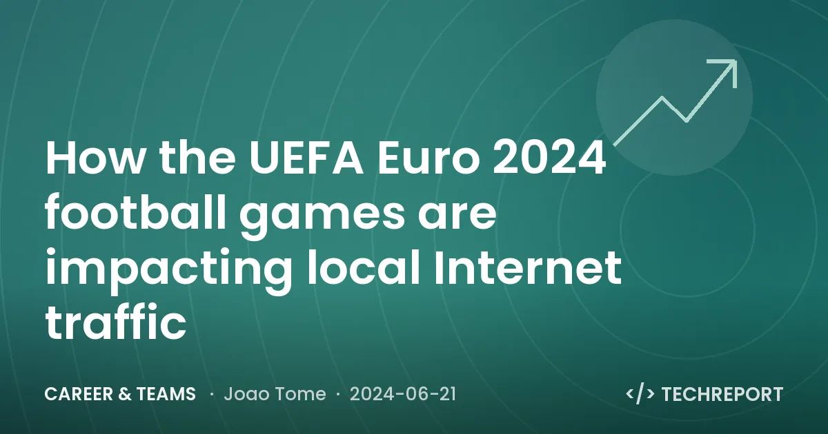 How the UEFA Euro 2024 football games are impacting local Internet traffic