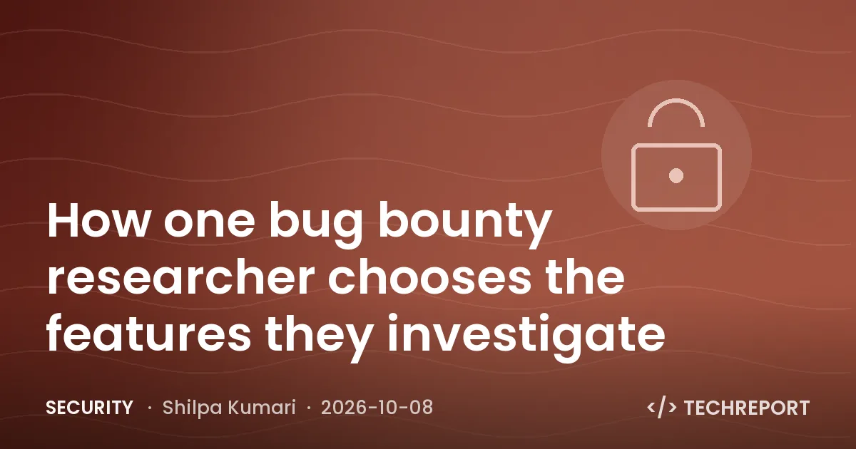 How one bug bounty researcher chooses the features they investigate