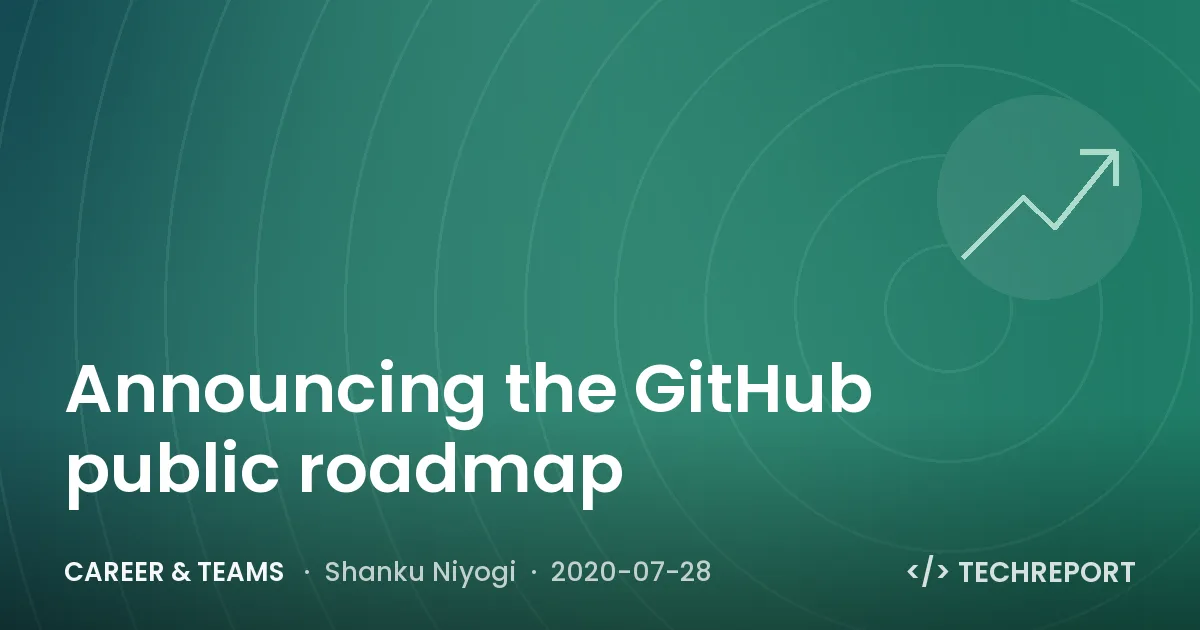 Career & Teams — Announcing the GitHub public roadmap