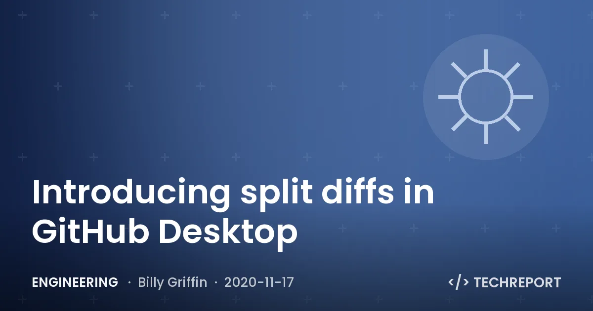 Introducing split diffs in GitHub Desktop