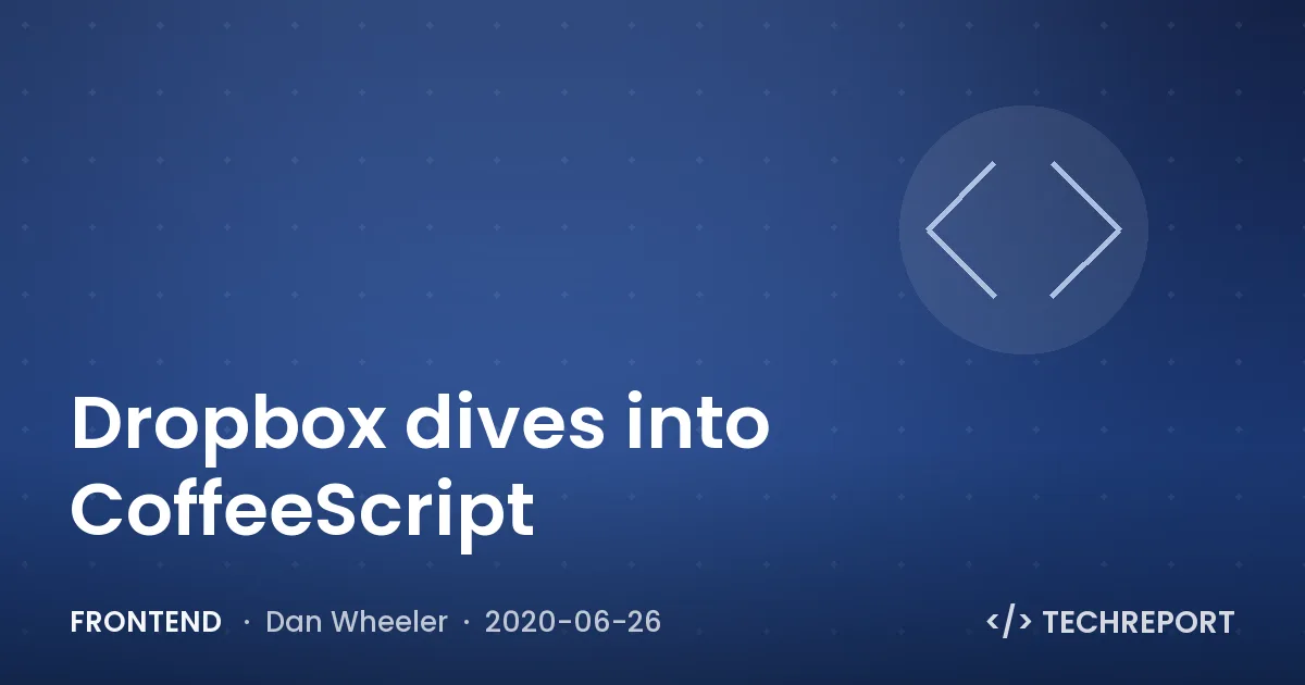 Frontend — Dropbox dives into CoffeeScript