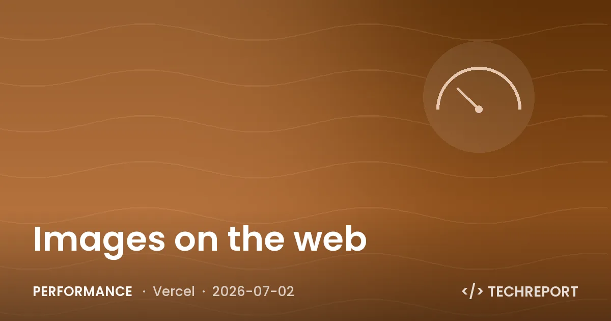 Performance — Images on the web