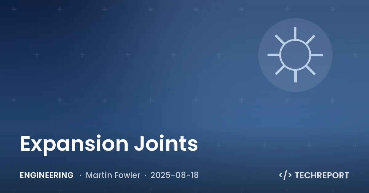 Engineering — Expansion Joints