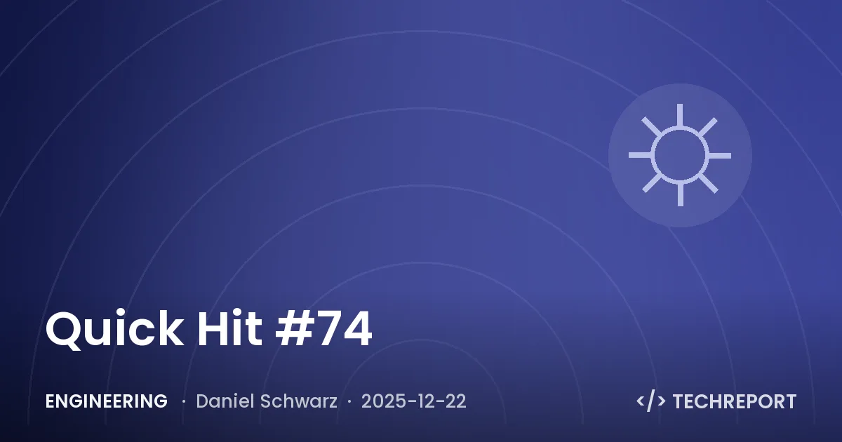 Quick Hit #74