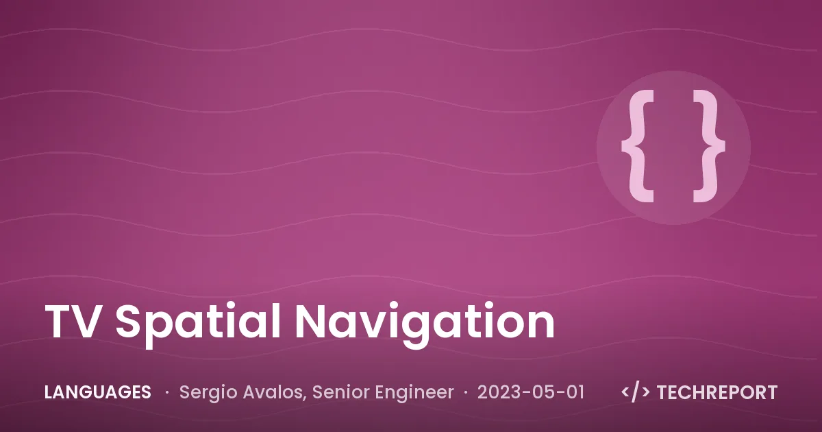 Languages — TV Spatial Navigation