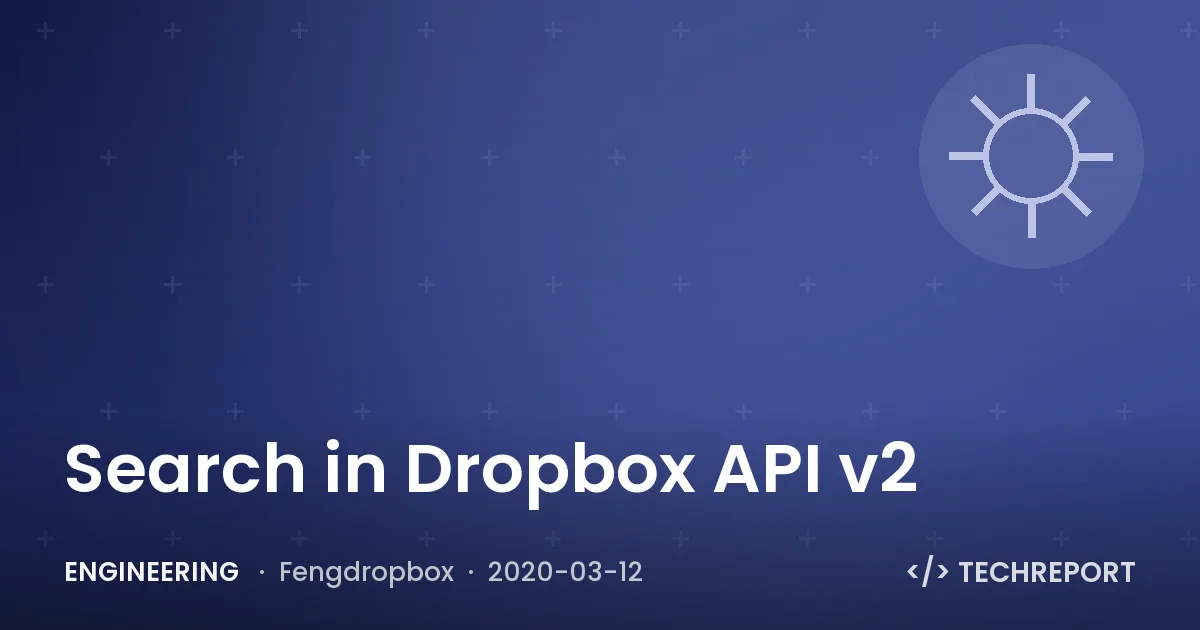 Search in Dropbox API v2