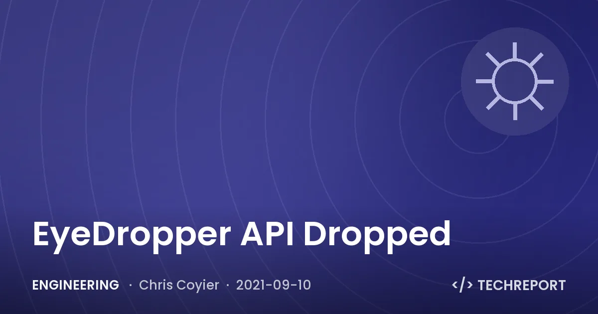 EyeDropper API Dropped