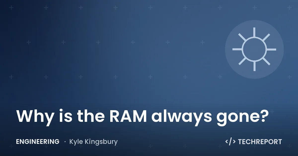 Why is the RAM always gone?
