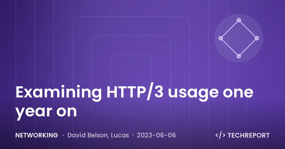 Networking — Examining HTTP/3 usage one year on