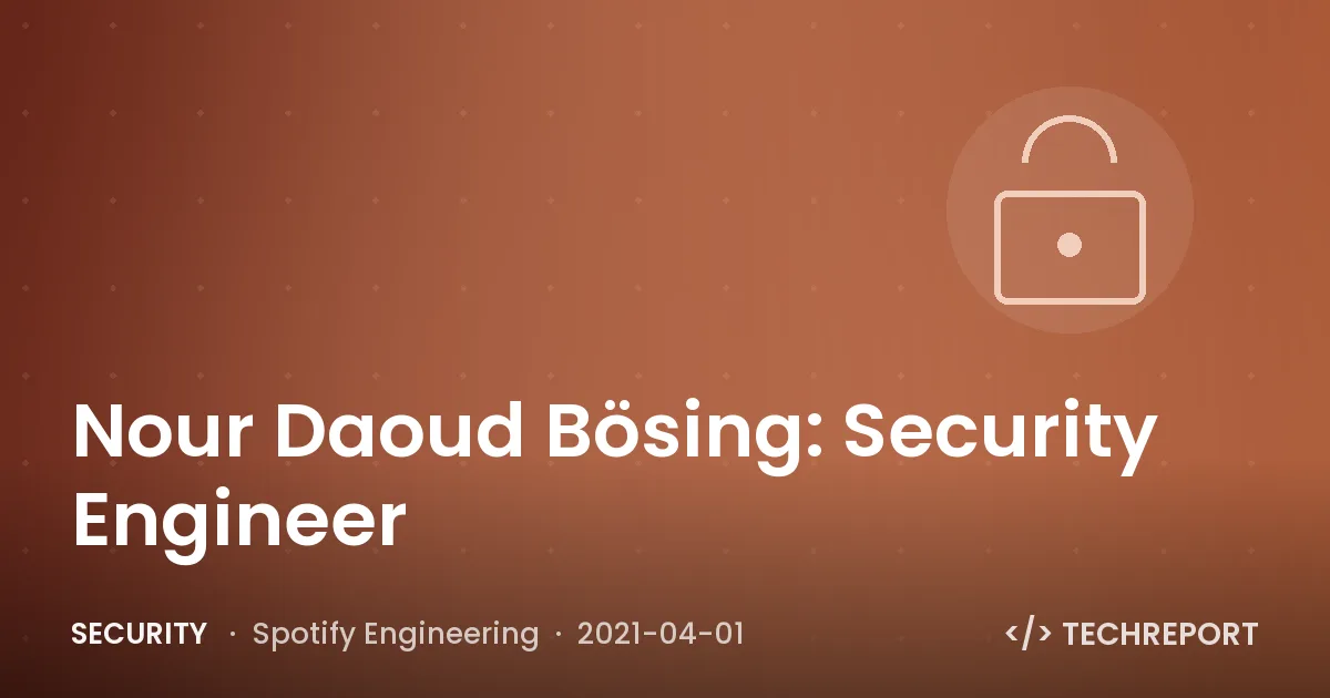 Security — Nour Daoud Bösing: Security Engineer
