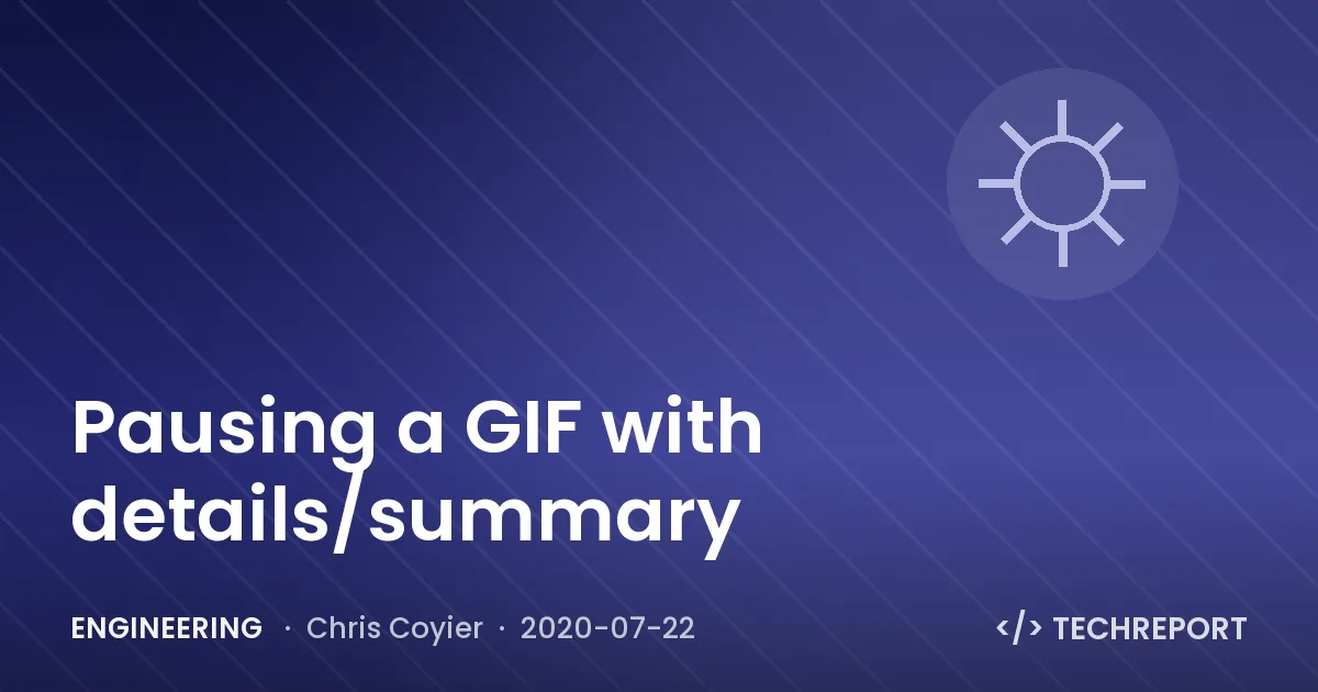 Pausing a GIF with details/summary