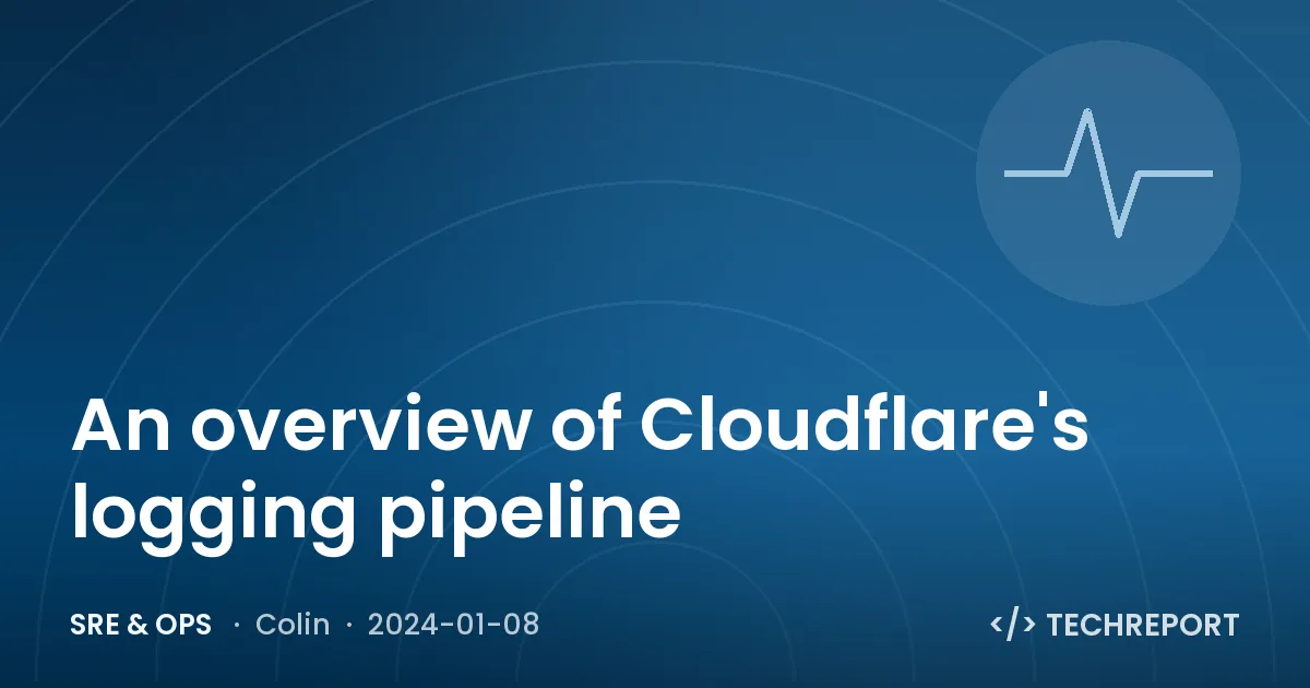 An overview of Cloudflare's logging pipeline