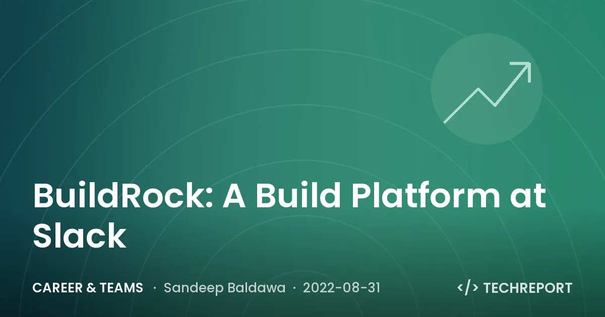 Career & Teams — BuildRock: A Build Platform at Slack