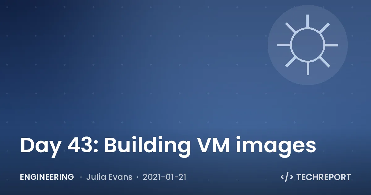 Day 43: Building VM images