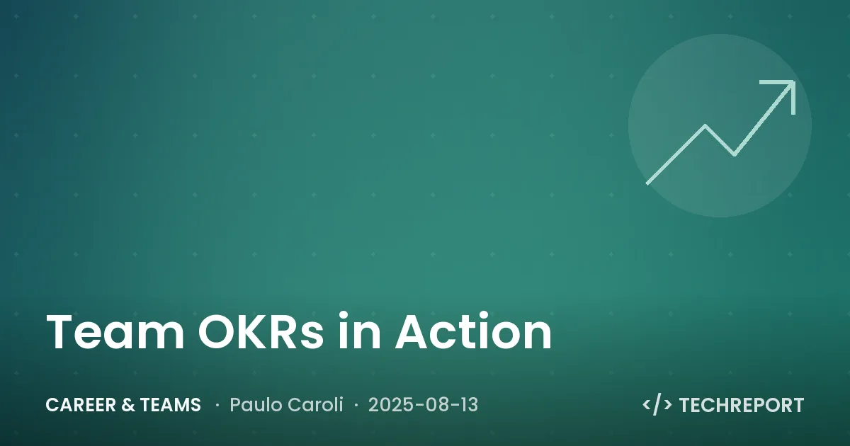 Career & Teams — Team OKRs in Action