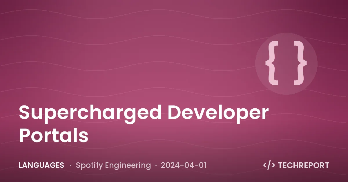 Languages — Supercharged Developer Portals