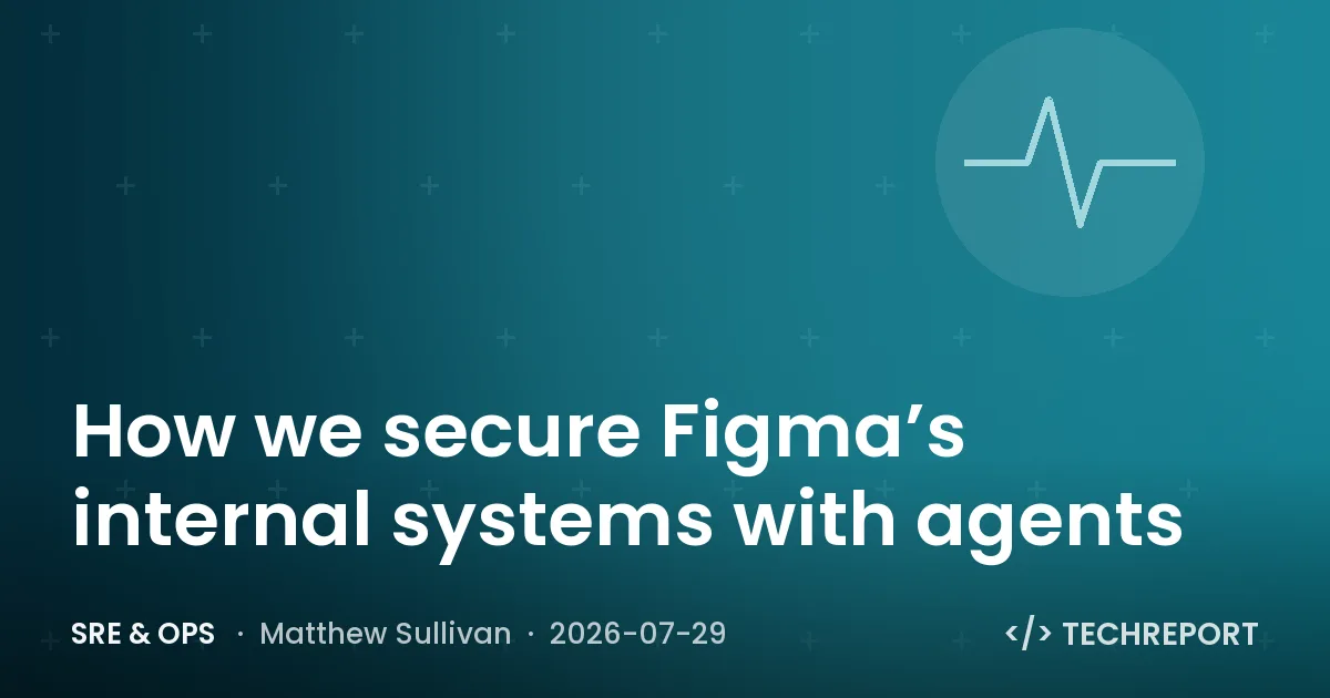 SRE & Ops — How we secure Figma’s internal systems with agents
