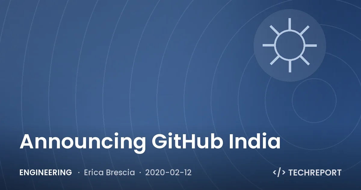 Announcing GitHub India