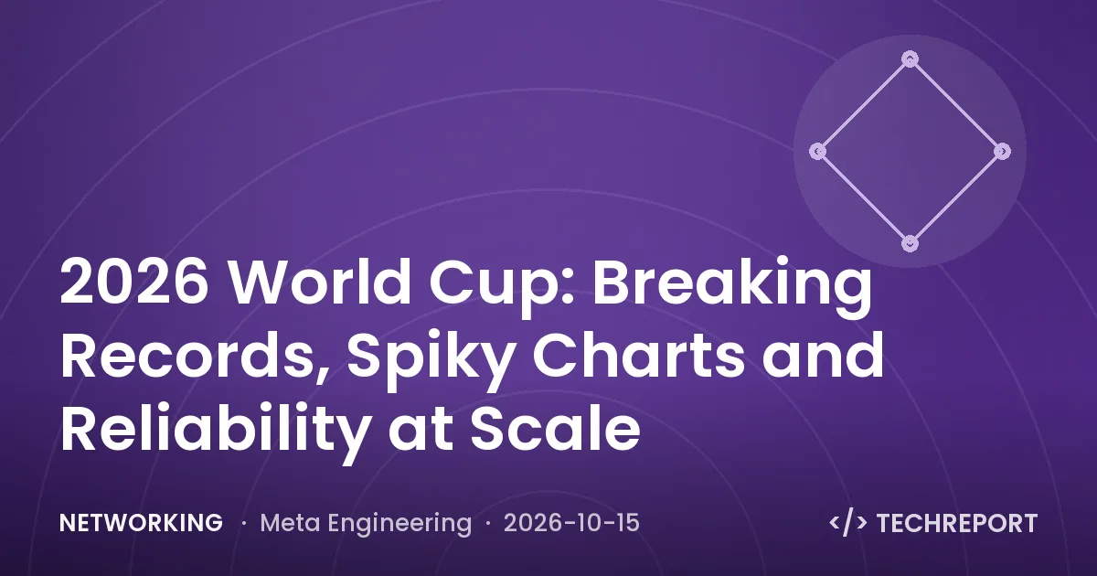 2026 World Cup: Breaking Records, Spiky Charts and Reliability at Scale
