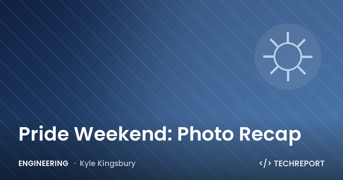 Pride Weekend: Photo Recap