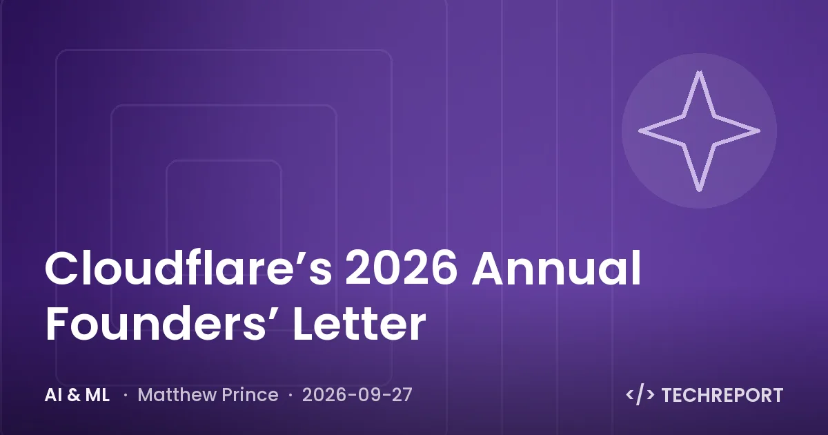 Cloudflare’s 2026 Annual Founders’ Letter