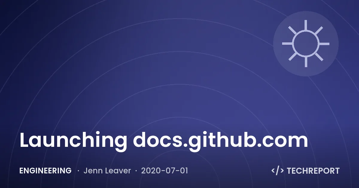 Launching docs.github.com