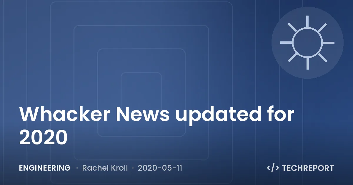 Whacker News updated for 2020